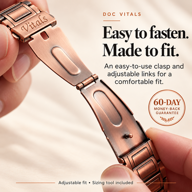 Men's Copper Bracelet - 3 Magnets per link
